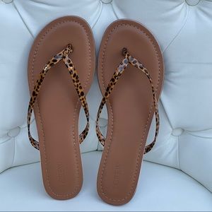 J. Crew Flip Flops Size 10